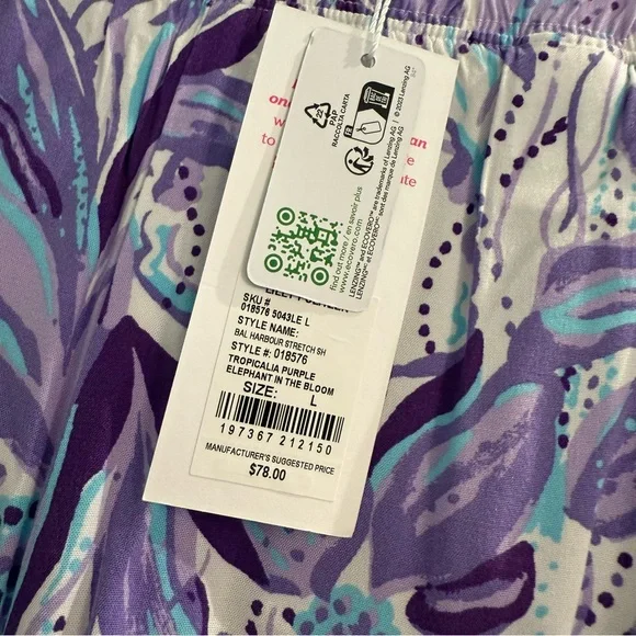 Lilly Pulitzer pull-on stretch shorts - Picture 3 of 3